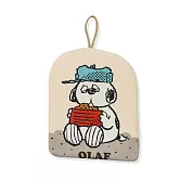 SNOOPY史努比超細纖維印花擦手巾/平板吊掛款  歐拉夫