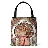 【素包包】單肩包 文藝簡約穆夏復刻托特側背(64040) _葡萄香檳