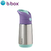 【b.box】不鏽鋼吸管保冷杯350ml/ 丁香紫