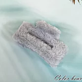 【卡樂熊】暖暖毛絨方框造型抓夾(五色)- 灰藍色