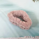 【卡樂熊】暖暖毛絨三角框造型抓夾(五色)- 粉色