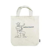 【日本正版授權】蠟筆小新 輕便 手提袋 帆布手提袋/多功能手提袋 - 動感超人