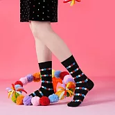 【JDS設計襪】蛇年本命年時尚可愛棉襪   * 黑色