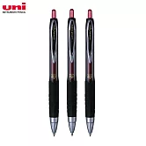(限量買3送1)UNI micro UMN-207 自動鋼珠筆 0.5  紅