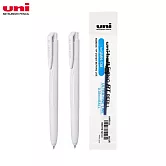 (限量2筆1芯送1)UNI UMN-155NC 自動鋼珠筆 0.38  銀白