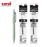 (買1筆2芯送1)UNI SXN-150 國民溜溜筆 0.7柔和綠