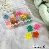 【卡樂熊】基本兒童迷你瀏海夾造型髮夾/小抓夾20入組(八款)- 糖果星星