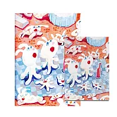 翡冷翠文創筆記本＋L夾｜波隆那《暫停(兔)》