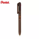 PENTEL 限量Calme 靜暮三色輕油筆  棕色
