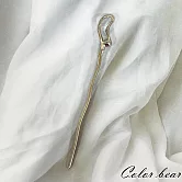 【卡樂熊】鎏光錦瑟系列．古風金屬造型髮簪/盤髮器- 鏤空銀色