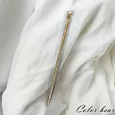 【卡樂熊】鎏光錦瑟系列．古風金屬造型髮簪/盤髮器- 不規則銀色