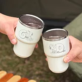 【美國康寧】Snapware Snoopy 好日子不鏽鋼真空隔熱分享杯二入組