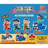 【日本正版授權】全套4款 蠟筆小新 角色造型車 P3 扭蛋/轉蛋 806568 野原新之助/風間徹/阿呆/動感超人