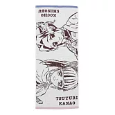 【日本丸真】鬼滅之刃 漫畫風黑白毛巾 香奈乎和忍