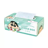 【正版授權】蠟筆小新 面紙盒便利貼 1種圖樣 便條紙 - 綠色款