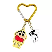 【正版授權】蠟筆小新 壓克力鑰匙圈 野原新之助 - 臉紅款