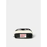 Masmarulez 鉛筆化妝收納包 - 亮皮款 黑色