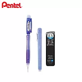 (送限量橡皮)PENTEL Fiesta 自動鉛筆 + 自動橡皮 + C285 HB鉛芯 藍