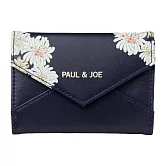 【日本Mark’s】PAUL & JOE 卡片收納夾 ‧ 海軍藍西洋菊