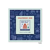 【日本SHINNIPPON CALENDAR】2026 eric color方形日曆