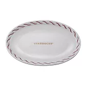 [星巴克]緞帶紋飾橢圓盤