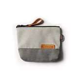 點子包【icleaxbag】拚色零錢包 鑰匙包 小物包  米白色