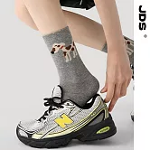 【JDS設計襪】秋冬卡通小狗棉襪  * 灰色