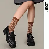 【JDS設計襪】精梳棉塗鴉設計襪  冬意暖襪 熊熊