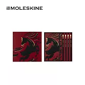 MOLESKINE X BLACKWING  馬年紀念限量禮盒裝- 筆記本及4支鉛筆