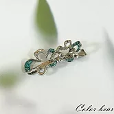 【卡樂熊】韓版金屬鏤空閃耀造型髮夾- 雙花