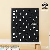 KOKUYO SOUSOU×Campus經典8孔活頁本 B5-黑