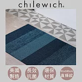 【chilewich】美國抗菌環保地墊 玄關墊61x183cm直條紋 海灣藍