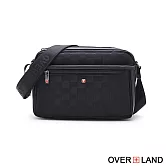 OVERLAND - 美式十字軍 - 格紋拼接斜背包(大/L) - 5089