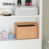 【日本ideaco】橡木紋纖形斜口桌邊置物/垃圾桶-1.7L