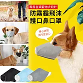 【EZlife】狗狗防塵飛沫護口鼻口罩(2入組) L(適合20~40kgs)