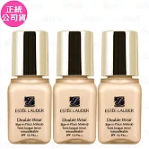 ESTEE LAUDER 雅詩蘭黛 粉持久完美持妝粉底精巧版SPF10/PA++(#17-1W1)(7ml)*3(公司貨)
