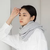 Design House Stockholm 褶毛絨護頸圍巾  （淺灰色）