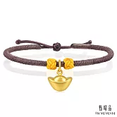 【點睛品】財源滾滾 黃金手繩(大)