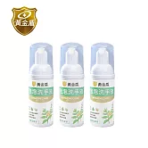 【黃金盾】泡泡洗手液50ml x3入(檸檬馬鞭草)