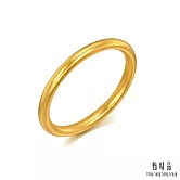 【點睛品】簡約細環黃金戒指_計價黃金(港圍9號)