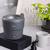 MIYA 小食光輕食快煮鍋-白/灰/紫 布魯灰