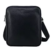 LONGCHAMP LE FOULONN? 系列牛皮方形斜背包(小) 黑