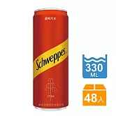 【Schweppes 舒味思】薑汁汽水 易開罐330mlx48入