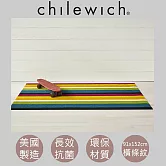 【chilewich】美國抗菌環保地墊 玄關墊91x152cm橫條紋 彩虹韻律