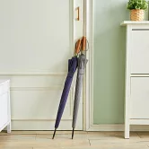 MECOVER Pro 風格原木抗風直立傘(極致撥水傘布) -盤古綠