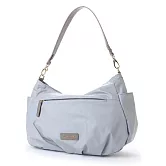 LA BAGAGERIE 字母印兩用單肩包 灰