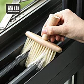 【日本霜山】北歐風天然實木隙縫除塵刷