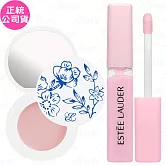 【即期良品】ESTEE LAUDER 雅詩蘭黛 粉嫩慾望潤色護唇膏(1.6g)(內附鏡子)+粉嫩慾望全效修護唇膜(4.6ml)(公司貨)