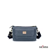 satana - Soldier 趣淘樂遊斜背包 - 靜謐灰