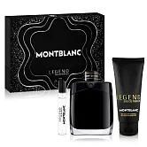 MONTBLANC 萬寶龍 傳奇至尊男仕淡香精禮盒(淡香精100ml+隨行香氛7.5ml+沐浴精100ml)-贈紙袋